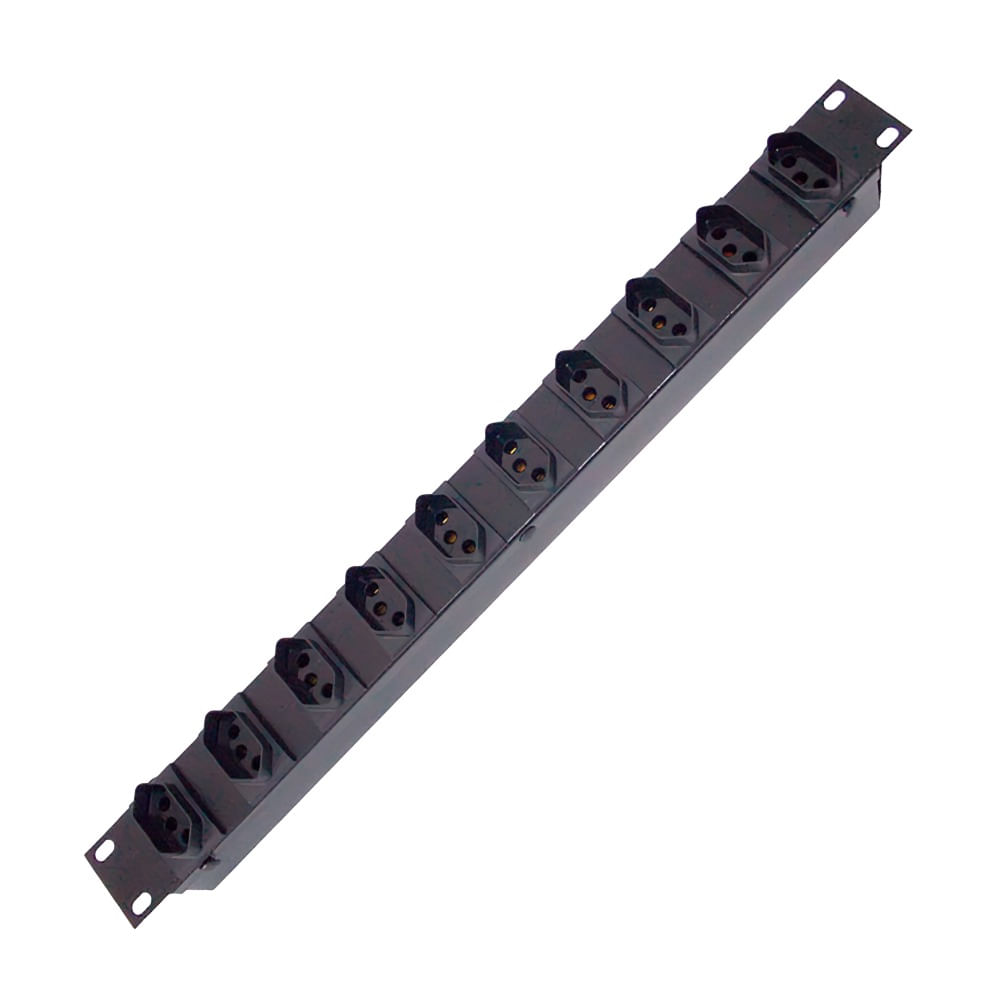 Régua Padrão Rack 19" com 10 Tomadas RK10.2 20A